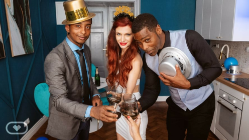 New Year's Eve Wild Orgy with Arian Joy