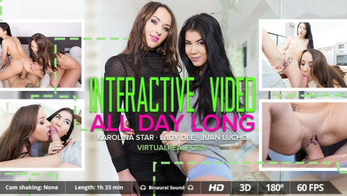Karolina Star & Lady Dee in Hot Threesome VR