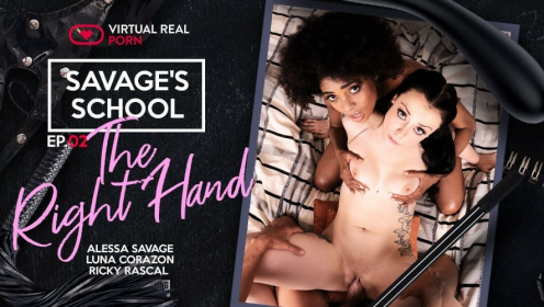 Alessa Savage & Luna Corazón in Wild VR Threesome