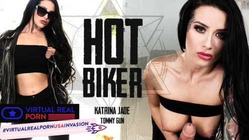 Katrina Jade in Hot Biker VR Fantasy