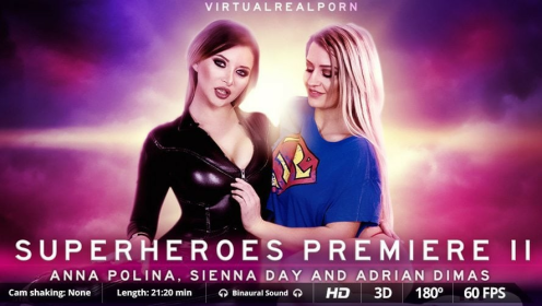 Superhero Threesome with Anna Polina & Sienna Day
